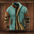 Men's Western Fleece Jacket Sherpa Lined