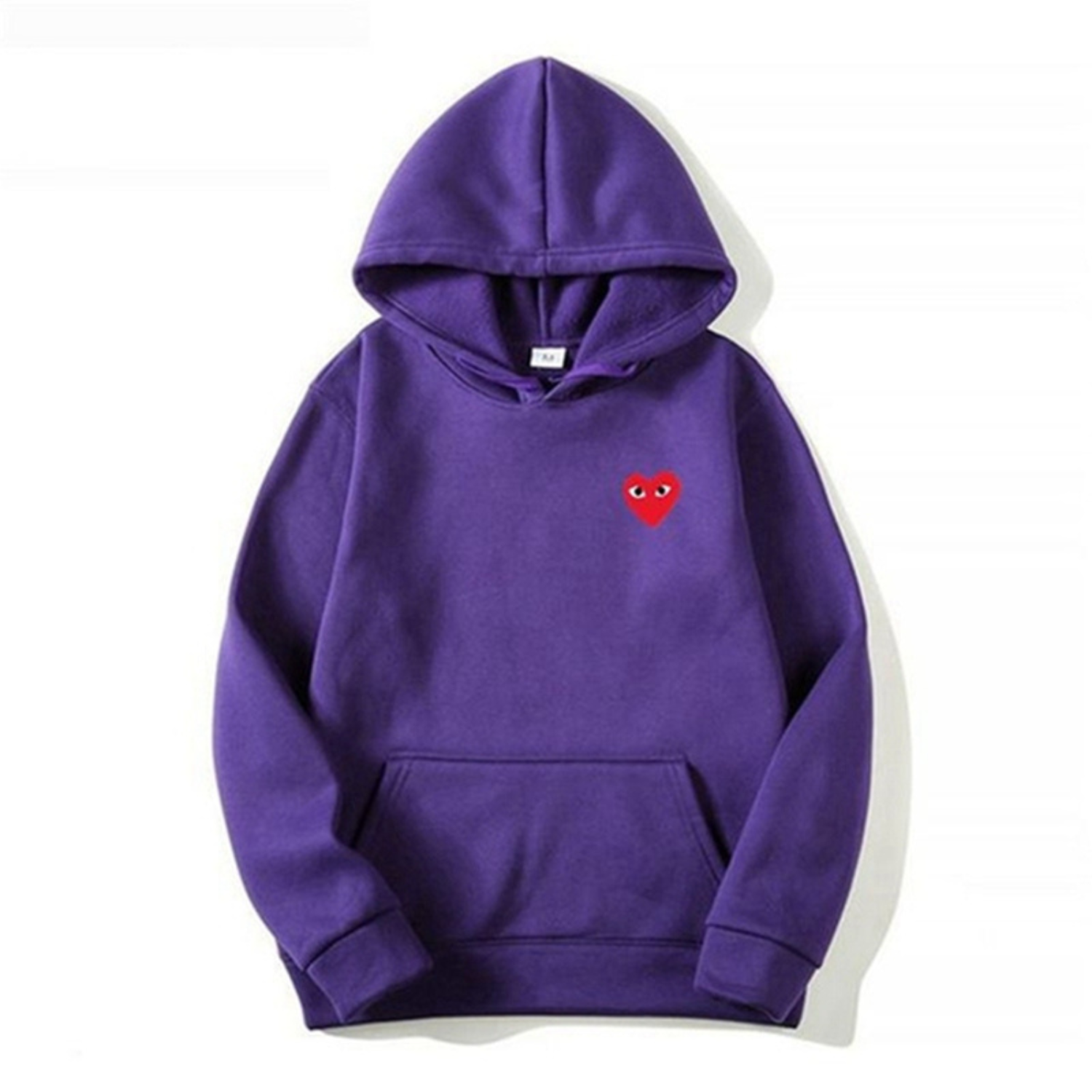Men's Cotton Hoodie with Ribbed Cuffs