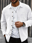 Nathan | Relaxed Corduroy Button-Up Shacket