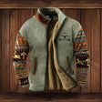 Men's Western Fleece Jacket Sherpa Lined