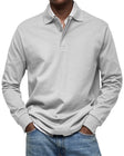 Men's Long Sleeve Polo Shirt Classic Fit