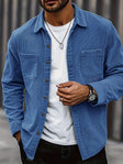 Nathan | Relaxed Corduroy Button-Up Shacket