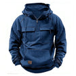 Marcus | Rugged Half-Zip Pocket Hoodie