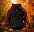 Dennis | Rugged Quarter-Zip Pocket Hoodie