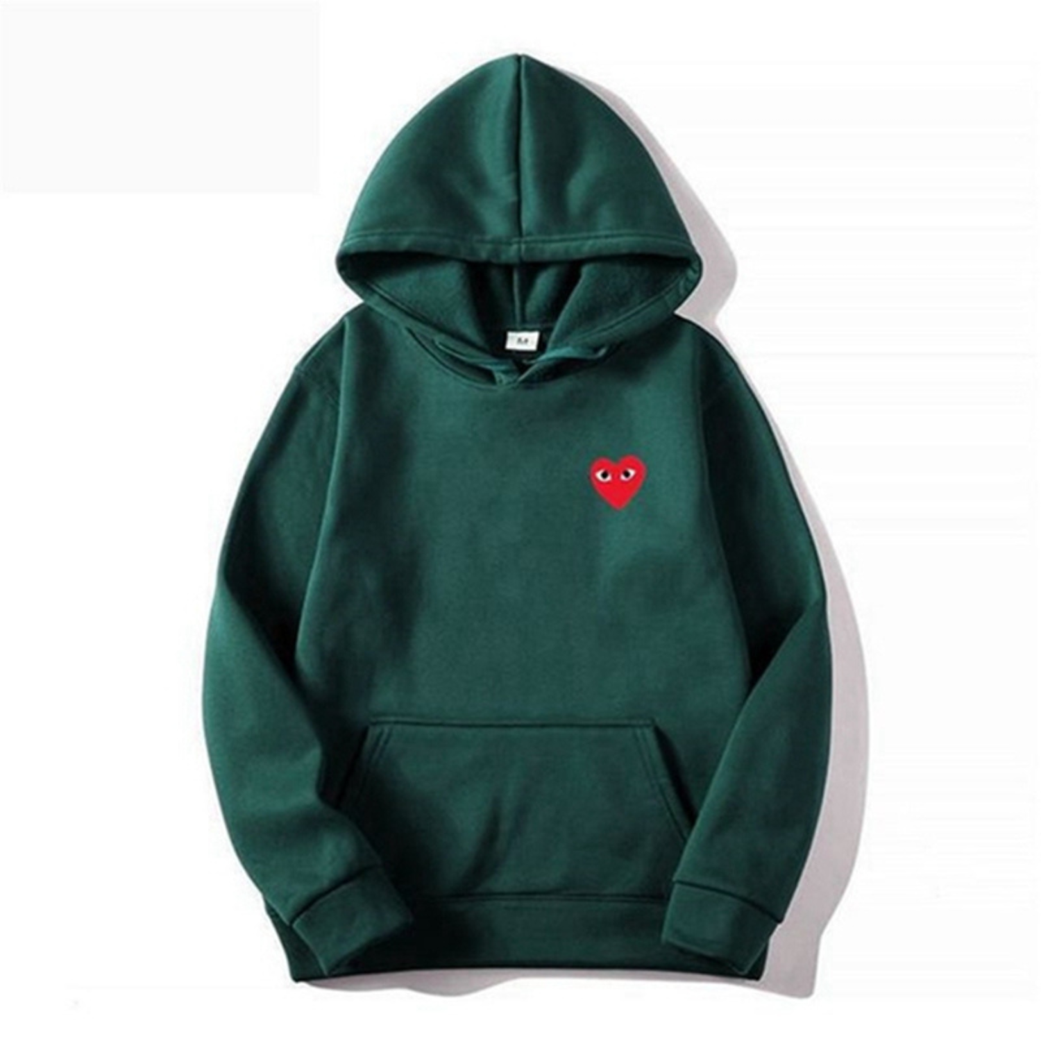 Men's Cotton Hoodie with Ribbed Cuffs