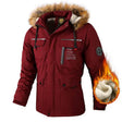 Men's Parka Jacket Faux Fur Hood