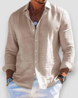 Men's Linen Shirt Long Sleeve