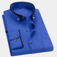 Men's Button-Down Dress Shirt Contrast Collar