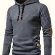 Harold | Modern Textured Grid Hoodie