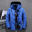 Men's Puffer Jacket Hooded Multi-Pocket