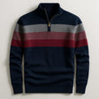 Harold | Classic Striped Quarter-Zip Sweater