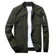 Men's Bomber Jacket Zip Pockets