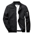 Men's Bomber Jacket Zip Pockets
