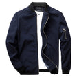 Men's Bomber Jacket Zip Pockets