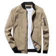 Men's Bomber Jacket Zip Pockets