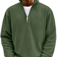 Marcus | Modern Ribbed Quarter-Zip Sweater