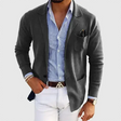 Men's Casual Knit Blazer Notched Lapel