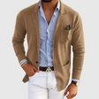 Men's Casual Knit Blazer Notched Lapel