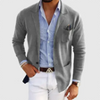 Men's Knit Blazer Cardigan Notched Lapel