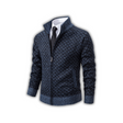 Men's Diamond Knit Cardigan Zip Front