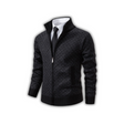 Men's Diamond Knit Cardigan Zip Front