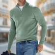 Gregory | Timeless Heathered Quarter-Zip Sweater
