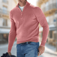 Gregory | Timeless Heathered Quarter-Zip Sweater