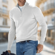 Gregory | Timeless Heathered Quarter-Zip Sweater