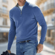 Gregory | Timeless Heathered Quarter-Zip Sweater