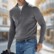 Gregory | Timeless Heathered Quarter-Zip Sweater