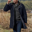 Men's Suede Jacket Water-Resistant Sherpa Collar