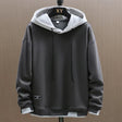 Nathan | Modern Two-Tone Pullover Hoodie