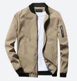 Men's Bomber Jacket Zip Pockets