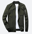 Men's Bomber Jacket Zip Pockets
