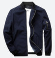 Men's Bomber Jacket Zip Pockets