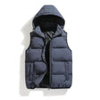 Men's Quilted Puffer Vest Hooded