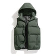 Men's Quilted Puffer Vest Hooded