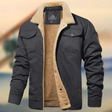 Men's Sherpa Lined Trucker Jacket Fleece Collar