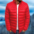 Men's Quilted Puffer Jacket Stand Collar