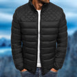 Men's Quilted Puffer Jacket Stand Collar