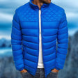 Men's Quilted Puffer Jacket Stand Collar