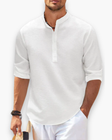Lightweight Textured Summer Shirt Men