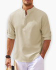 Lightweight Textured Summer Shirt Men