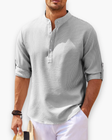 Lightweight Textured Summer Shirt Men