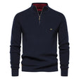 Men's Quarter Zip Sweater Stand Collar