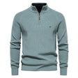 Men's Quarter Zip Sweater Stand Collar