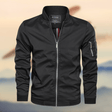 Men's Bomber Jacket Zip Pockets