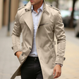 Men's Trench Coat Epaulette Detail
