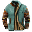 Calvin | Refined Aztec Sherpa Jacket