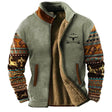 Calvin | Refined Aztec Sherpa Jacket